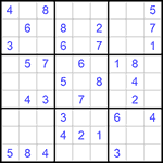 Судоку 9х9 #582 легкий