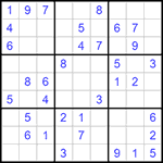 Судоку 9х9 #593 легкий