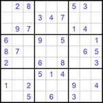 Судоку 9х9 #596 легкий