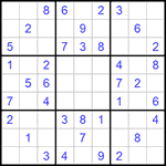 Судоку 9х9 #543 средний