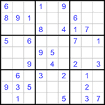 Судоку 9х9 #545 средний