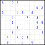 Судоку 9х9 #546 средний