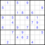 Судоку 9х9 #547 средний