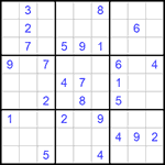 Судоку 9х9 #548 средний