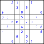 Судоку 9х9 #552 средний