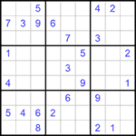 Судоку 9х9 #553 средний