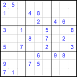 Судоку 9х9 #555 средний