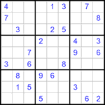 Судоку 9х9 #556 средний