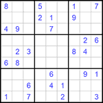 Судоку 9х9 #557 средний