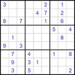 Судоку 9х9 #559 средний