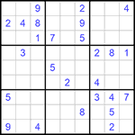 Судоку 9х9 #560 средний