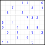 Судоку 9х9 #562 средний