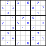 Судоку 9х9 #563 средний