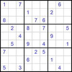 Судоку 9х9 #564 средний