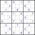 Судоку 9х9 #568 средний