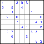 Судоку 9х9 #569 средний