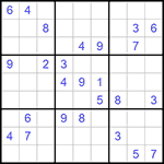 Судоку 9х9 #570 средний
