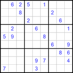 Судоку 9х9 #561 трудный