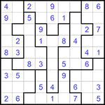 Судоку-пазл 9х9 #152 легкий