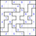 Судоку-пазл 9х9 #137 средний