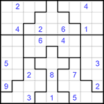 Судоку-пазл 9х9 #137 очень трудный