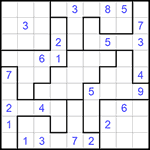 Судоку-пазл 9х9 #138 очень трудный