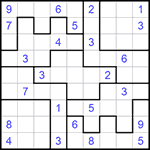 Судоку-пазл 9х9 #140 очень трудный