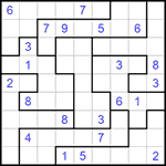 Судоку-пазл 9х9 #144 очень трудный