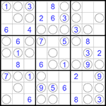 Судоку “Чет-нечет” 9х9 #81 легкий