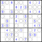 Судоку “Чет-нечет” 9х9 #84 легкий