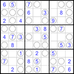 Судоку “Чет-нечет” 9х9 #86 легкий