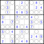 Судоку “Чет-нечет” 9х9 #87 легкий