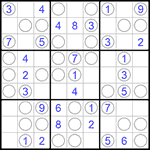 Судоку “Чет-нечет” 9х9 #89 легкий