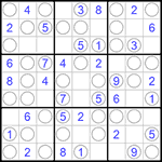 Судоку “Чет-нечет” 9х9 #90 легкий