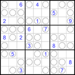 Судоку “Чет-нечет” 9х9 #82 средний