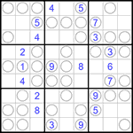 Судоку “Чет-нечет” 9х9 #84 средний