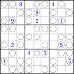 Судоку “Чет-нечет” 9х9 #77 трудный