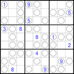 Судоку “Чет-нечет” 9х9 #80 трудный