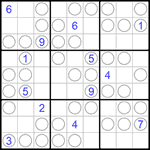 Судоку “Чет-нечет” 9х9 #83 трудный