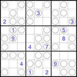 Судоку “Чет-нечет” 9х9 #84 трудный