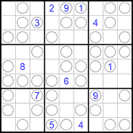 Судоку “Чет-нечет” 9х9 #85 трудный