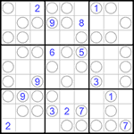 Судоку “Чет-нечет” 9х9 #72 очень трудный