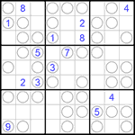 Судоку “Чет-нечет” 9х9 #77 очень трудный