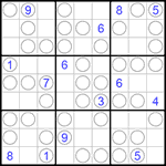 Судоку “Чет-нечет” 9х9 #78 очень трудный