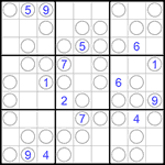 Судоку “Чет-нечет” 9х9 #80 очень трудный