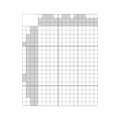 Японский кроссворд  #263“Лестница”