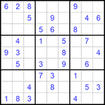 Судоку 9х9 #604 легкий