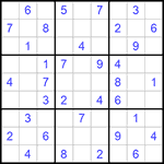 Судоку 9х9 #610 легкий