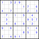 Судоку 9х9 #611 легкий