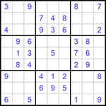 Судоку 9х9 #613 легкий